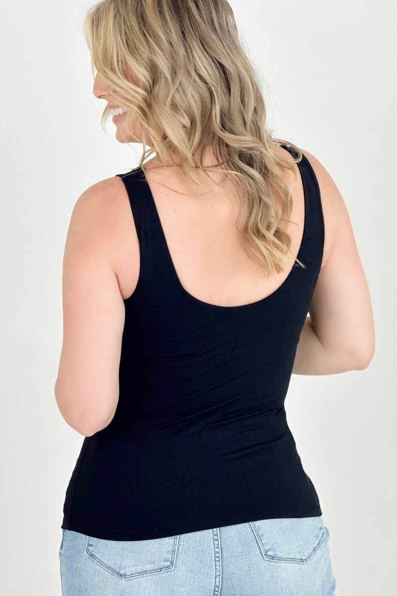 Fawn Fit Tank With Built In Shelf Bra – The Clothing Loft Boutique