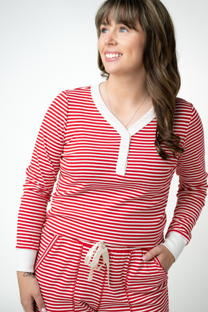 PREBOOK Candy Cane Pajama Set