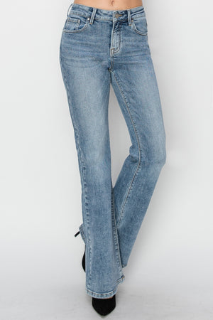 RISEN Mid Rise Vintage Bootcut Jeans