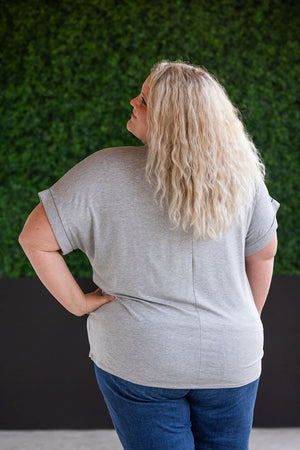 Sierra Pocket Tops - Grey by Michelle Mae