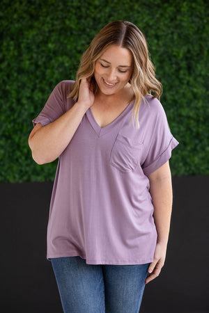 Sierra Pocket Tops - Dusty Purple by Michelle Mae