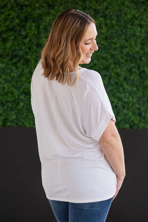 Sierra Pocket Top - White by Michelle Mae