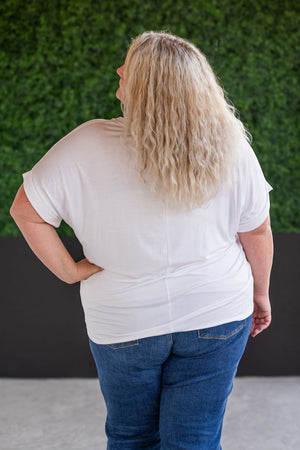 Sierra Pocket Top - White by Michelle Mae