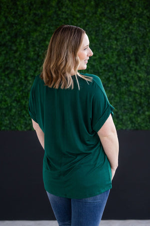 Sierra Pocket Tops - Hunter Green by Michelle Mae