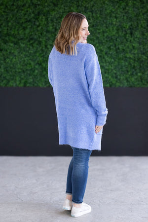 Madison Cozy Cardigan - Blue by Michelle Mae