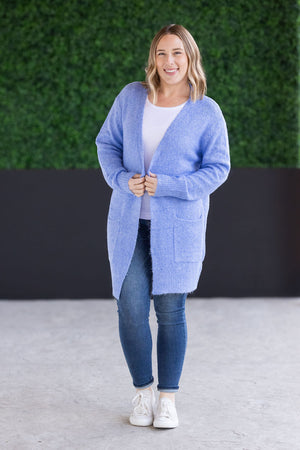 Madison Cozy Cardigan - Blue by Michelle Mae