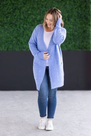 Madison Cozy Cardigan - Blue by Michelle Mae