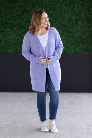 Madison Cozy Cardigan - Lavender by Michelle Mae