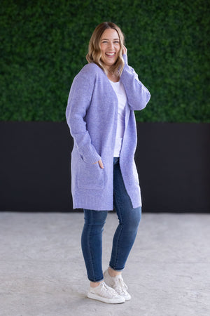 Madison Cozy Cardigan - Lavender by Michelle Mae