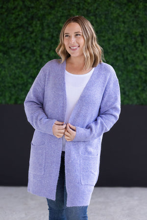 Madison Cozy Cardigan - Lavender by Michelle Mae