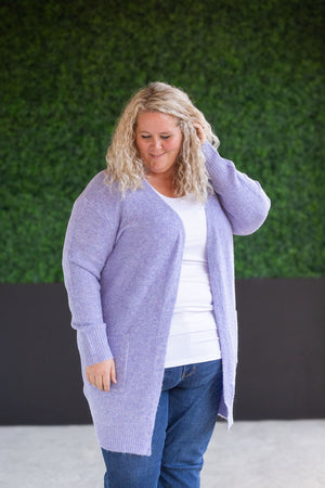 Madison Cozy Cardigan - Lavender by Michelle Mae