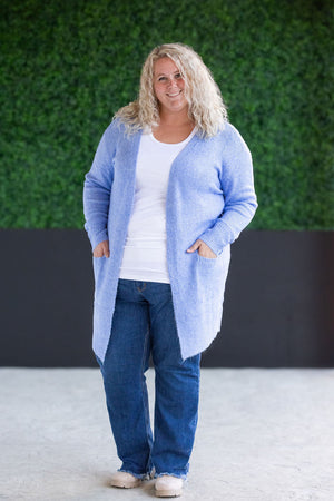 Madison Cozy Cardigan - Blue by Michelle Mae