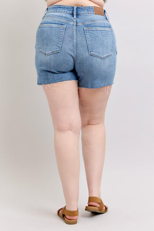 Judy Blue High Waist Distressed Cutoff Shorts