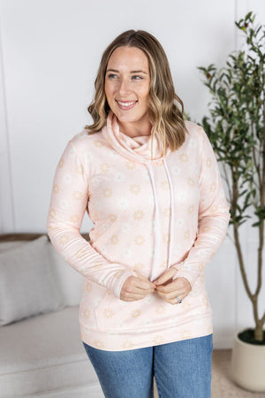 Soft Funnel Neck - Retro Floral by Michelle Mae