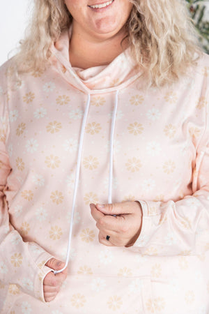 Soft Funnel Neck - Retro Floral by Michelle Mae