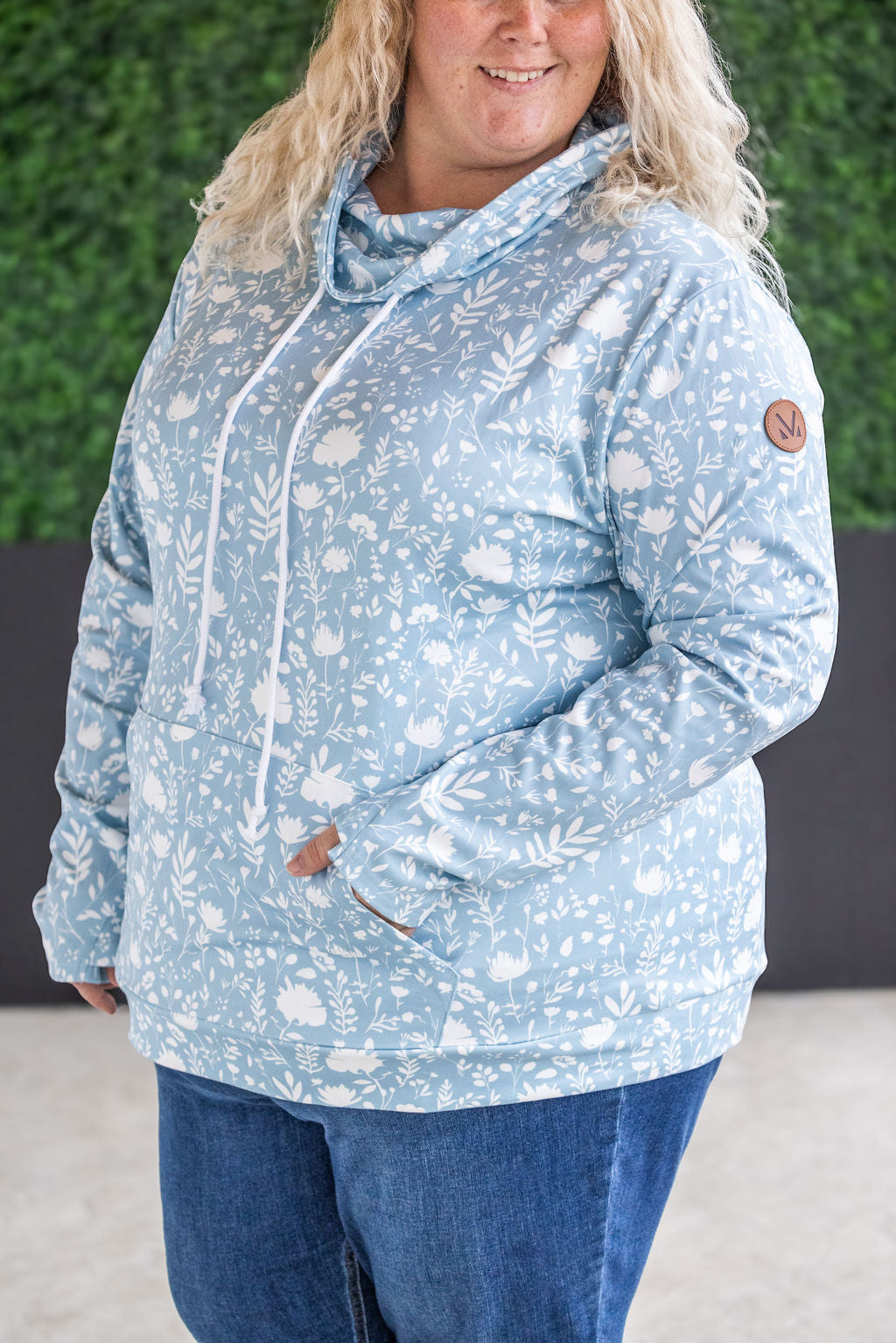 Soft Funnel Neck - Dreamy Meadows Blue by Michelle Mae