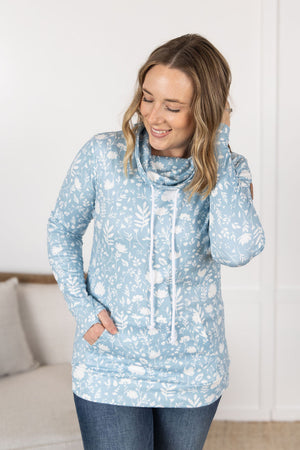 Soft Funnel Neck - Dreamy Meadows Blue by Michelle Mae