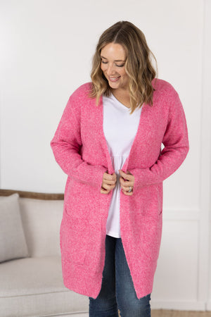 Madison Cozy Cardigan - Pink by Michelle Mae