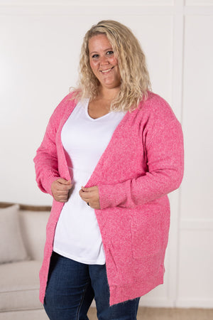 Madison Cozy Cardigan - Pink by Michelle Mae