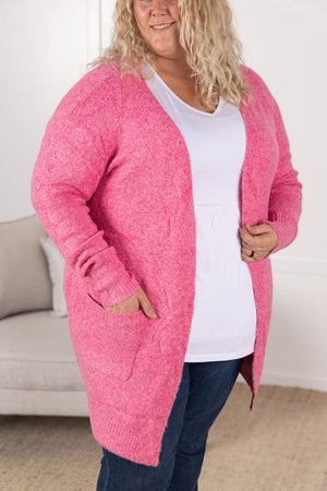 Madison Cozy Cardigan - Pink by Michelle Mae