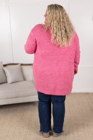 Madison Cozy Cardigan - Pink by Michelle Mae