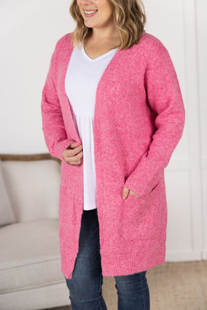 Madison Cozy Cardigan - Pink by Michelle Mae