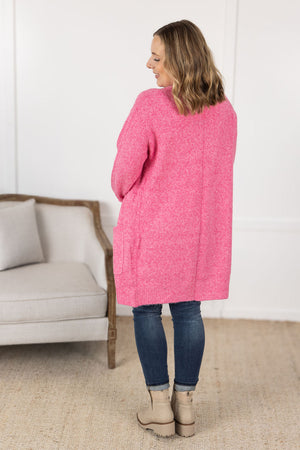 Madison Cozy Cardigan - Pink by Michelle Mae