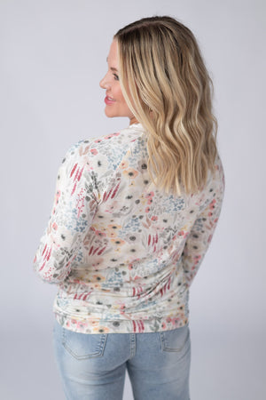 Blair Long Sleeve Top - Wildflower Gardens by Michelle Mae