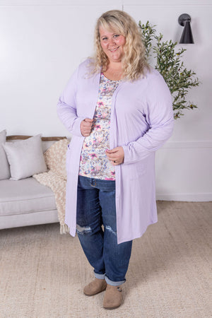 Classic Cardigan - Lavender by Michelle Mae