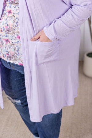 Classic Cardigan - Lavender by Michelle Mae