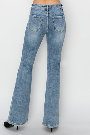 RISEN Mid Rise Vintage Bootcut Jeans