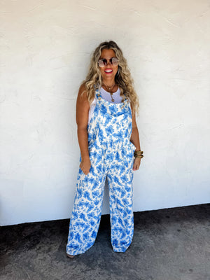 PREORDER: Cassidy Floral Boho Overalls in Two Designs by Blakeley