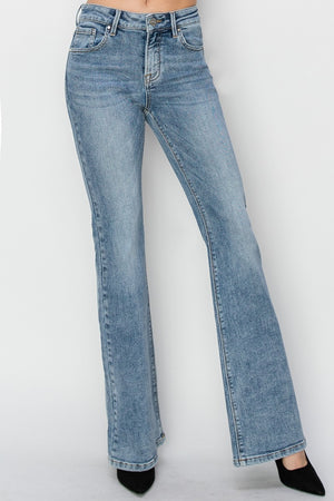 RISEN Mid Rise Vintage Bootcut Jeans