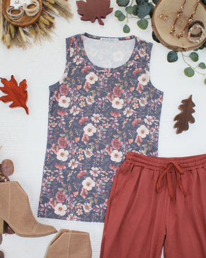 Ava Tank - Blushwood Floral by Michelle Mae