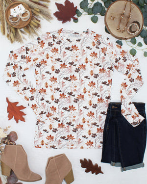 Blair Long Sleeve Top - Fall Foliage by Michelle Mae