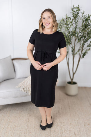 Gracelynn Midi Dress - Black by Michelle Mae