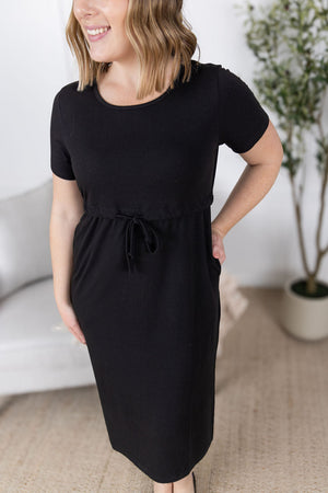 Gracelynn Midi Dress - Black by Michelle Mae