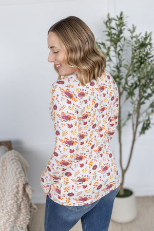 Blair Long Sleeve Top - Autumn Floral by Michelle Mae