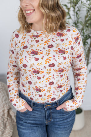 Blair Long Sleeve Top - Autumn Floral by Michelle Mae