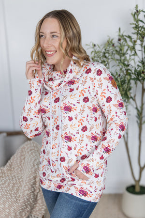 Soft Funnel Neck - Autumn Floral by Michelle Mae