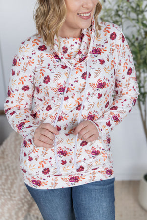 Soft Funnel Neck - Autumn Floral by Michelle Mae