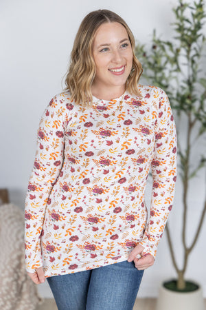 Blair Long Sleeve Top - Autumn Floral by Michelle Mae
