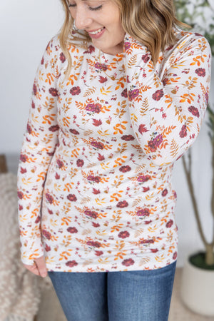 Blair Long Sleeve Top - Autumn Floral by Michelle Mae