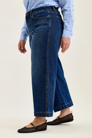 Judy Blue High Waist Tummy Control Claudia Ankle Wide Leg Jeans
