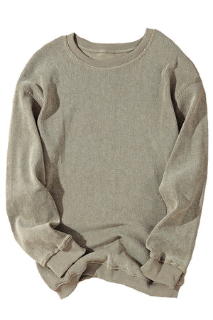 Corded Tunic Sweatshirt - 6 colors