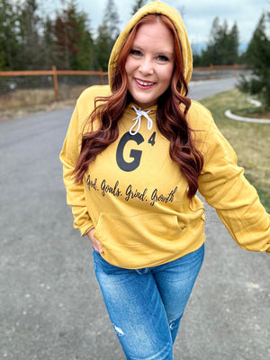 God Goals Grind & Growth Graphic Hoodie - 2 colors