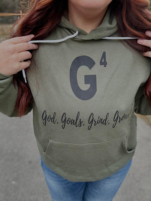 God Goals Grind & Growth Graphic Hoodie - 2 colors