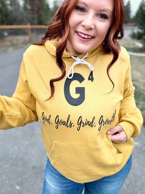 God Goals Grind & Growth Graphic Hoodie - 2 colors