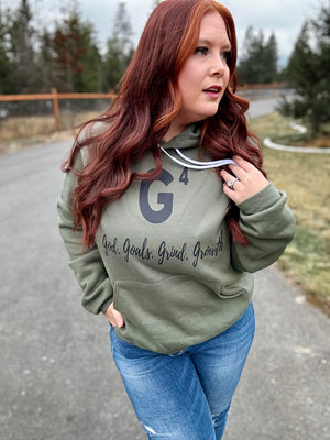 God Goals Grind & Growth Graphic Hoodie - 2 colors