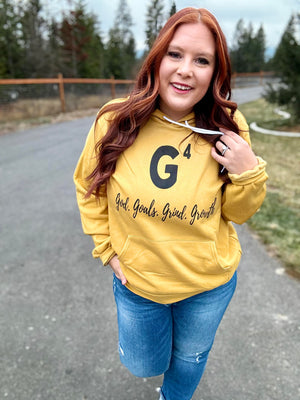 God Goals Grind & Growth Graphic Hoodie - 2 colors